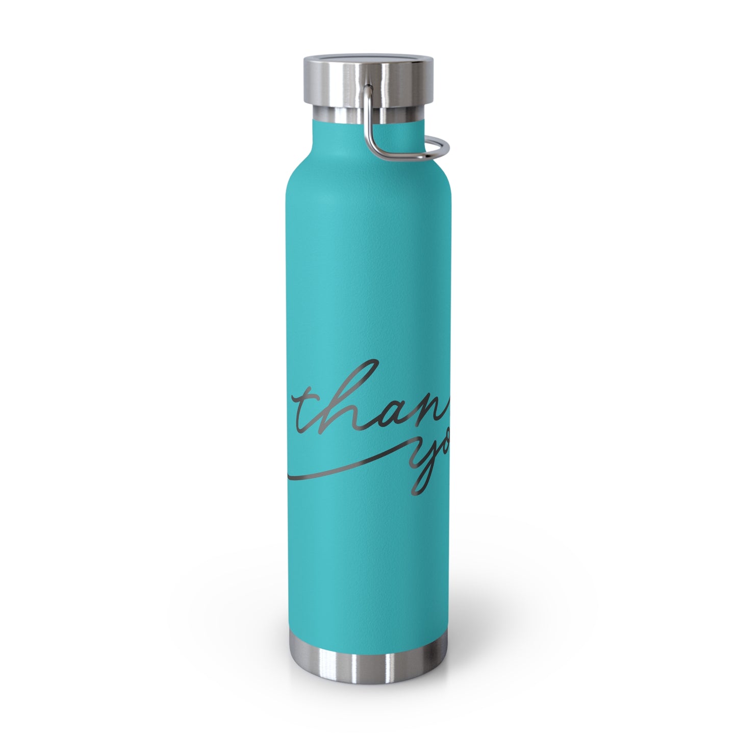 Thank You Copper Insulated Bottle - 22oz Stylish Water Flask