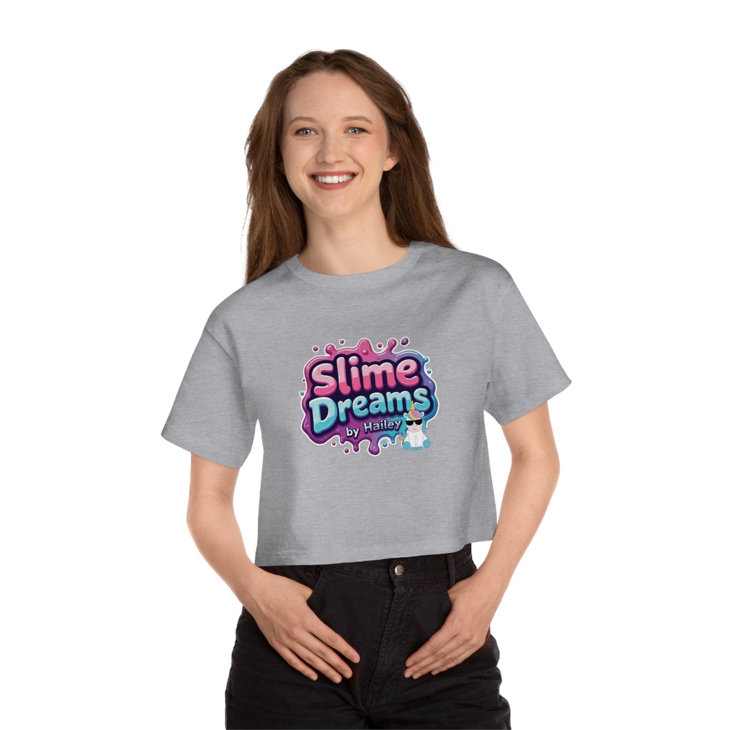 Cropped T-Shirt - Super Chic 100% Cotton Branded Top
