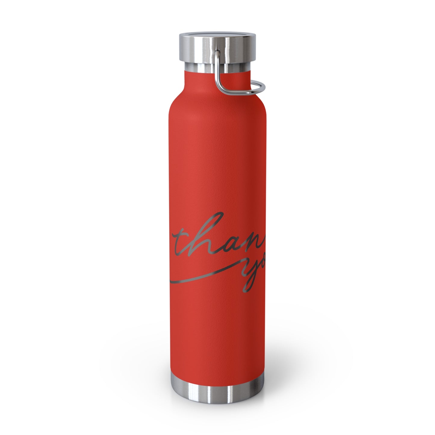 Thank You Copper Insulated Bottle - 22oz Stylish Water Flask