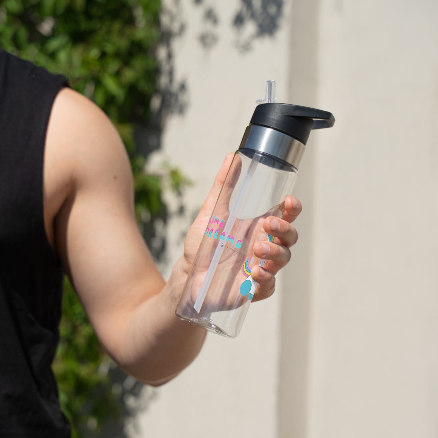Unicorn Sport Bottle, 20oz - Personalized Cute Design