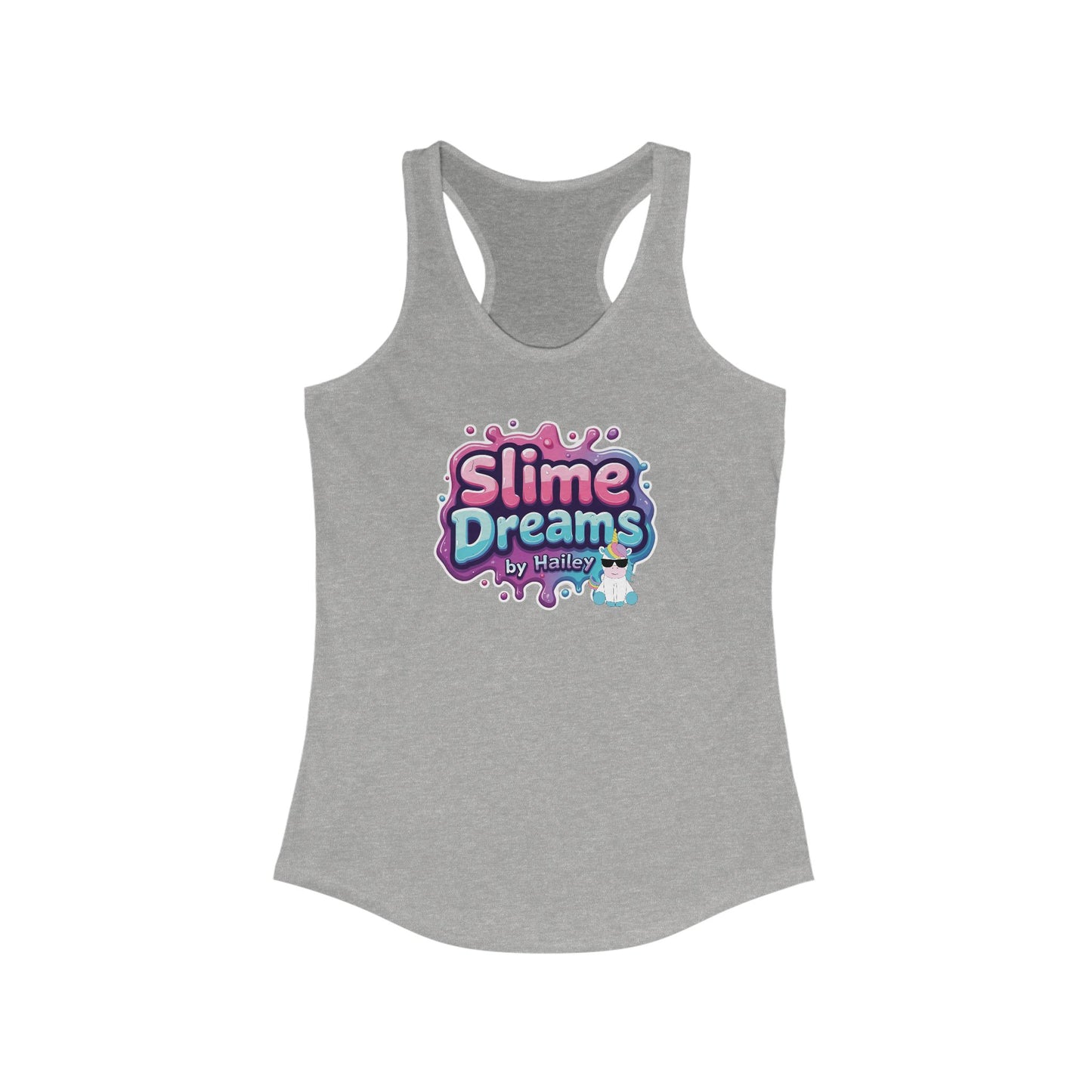 Racerback Tank - Cool and Stylish Slime Dreams by Hailey Women's Ideal Shirt