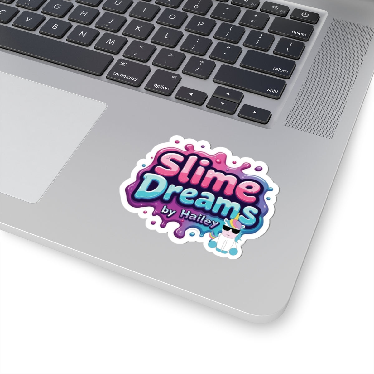 Branded Kiss-Cut Stickers - Unicorn Cute Design