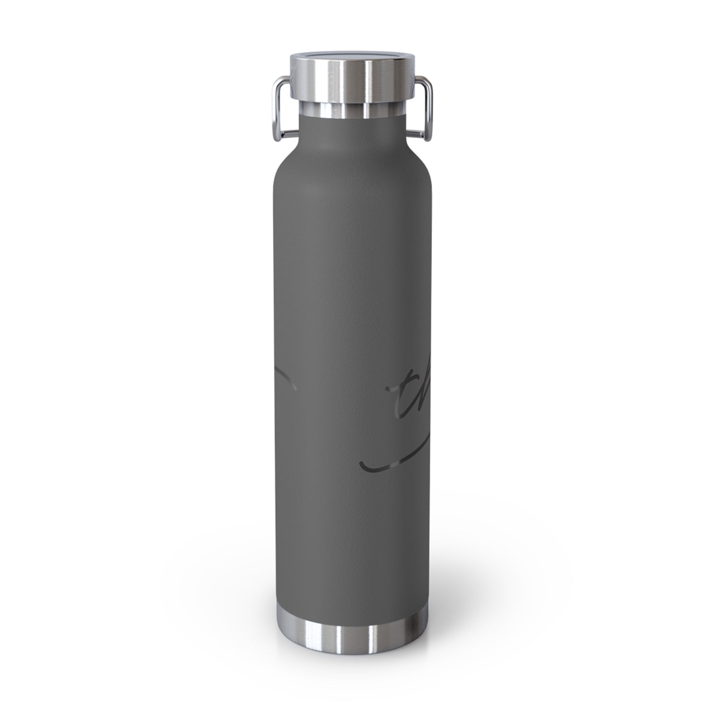 Thank You Copper Insulated Bottle - 22oz Stylish Water Flask