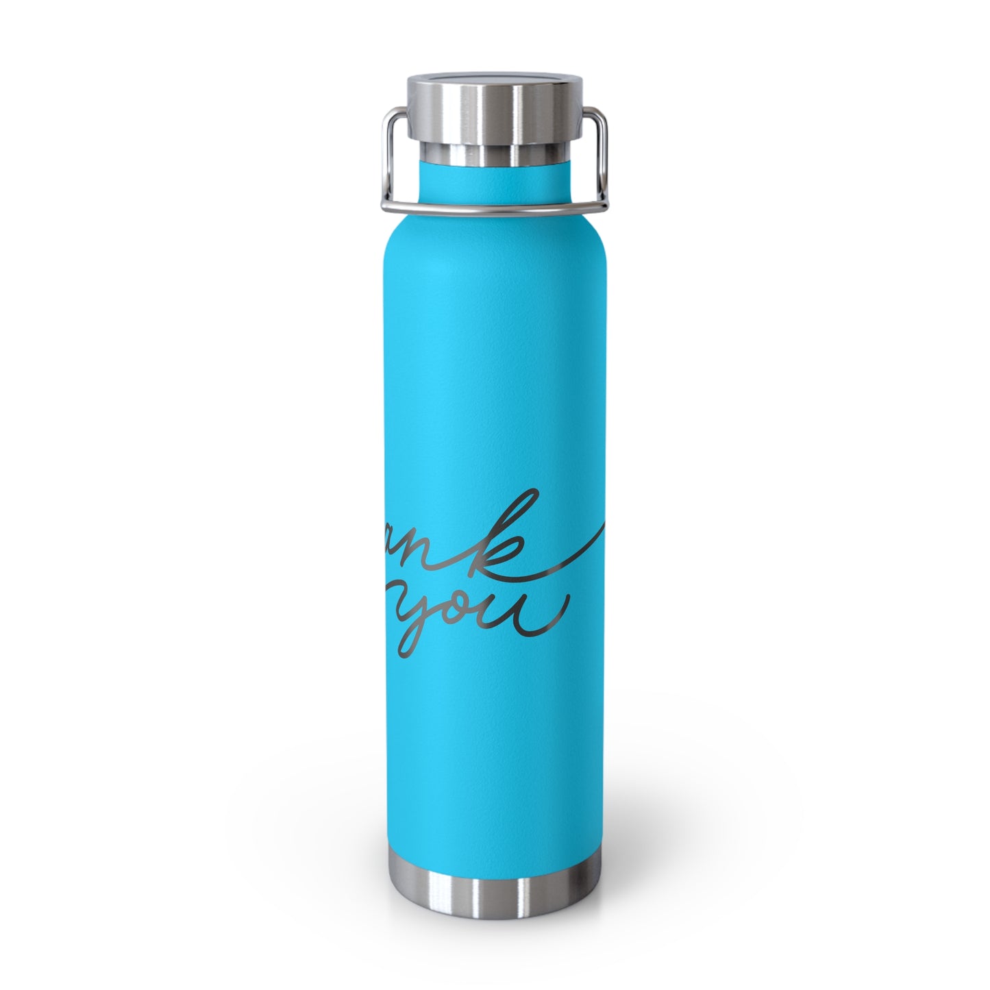 Thank You Copper Insulated Bottle - 22oz Stylish Water Flask