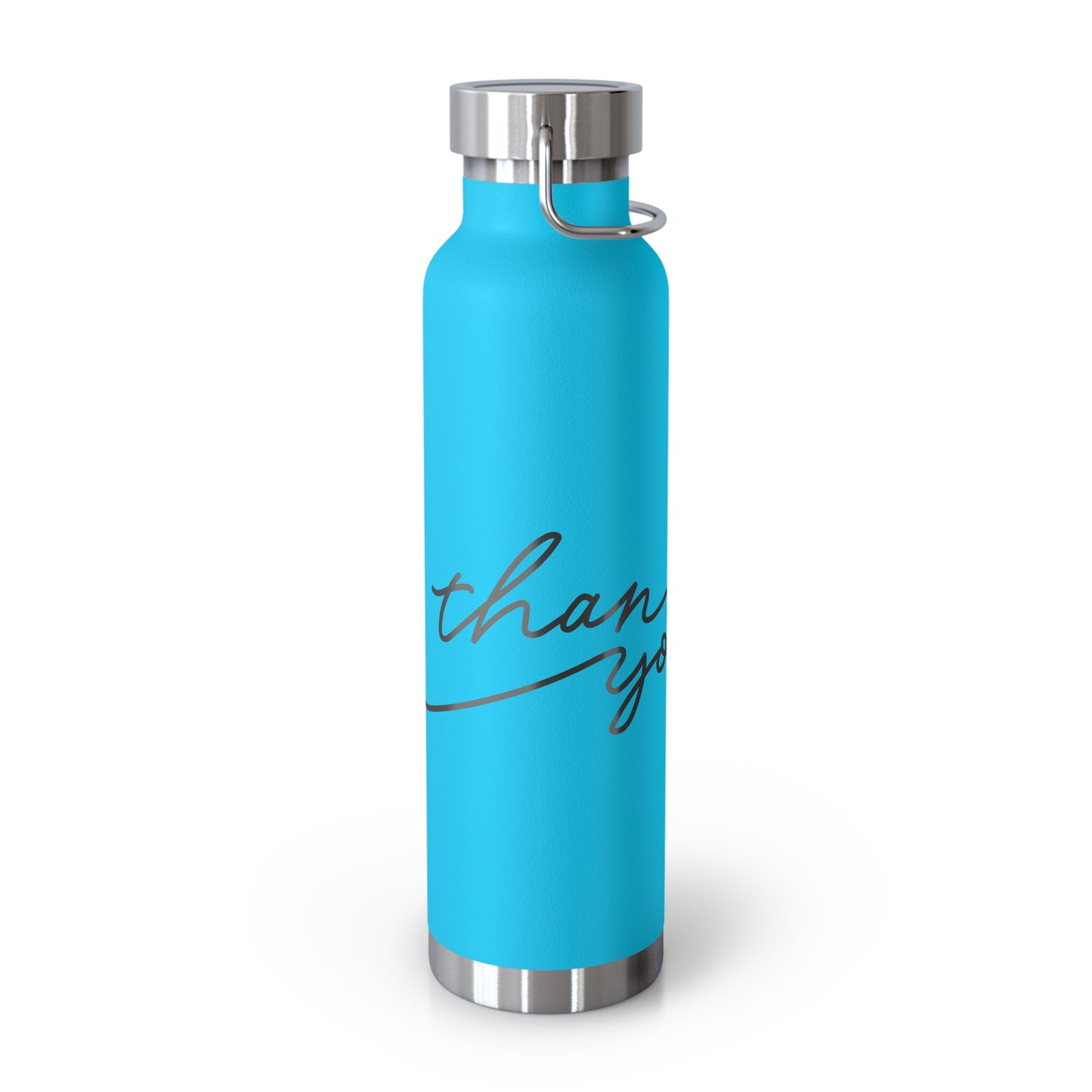 Thank You Copper Insulated Bottle - 22oz Stylish Water Flask
