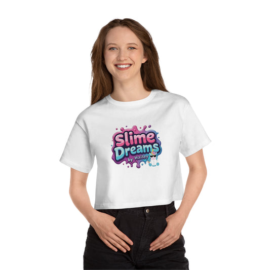 Cropped T-Shirt - Super Chic 100% Cotton Branded Top