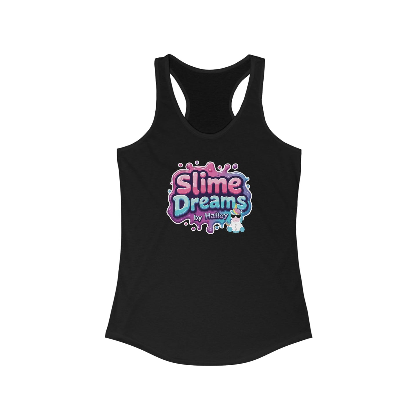 Racerback Tank - Cool and Stylish Slime Dreams by Hailey Women's Ideal Shirt