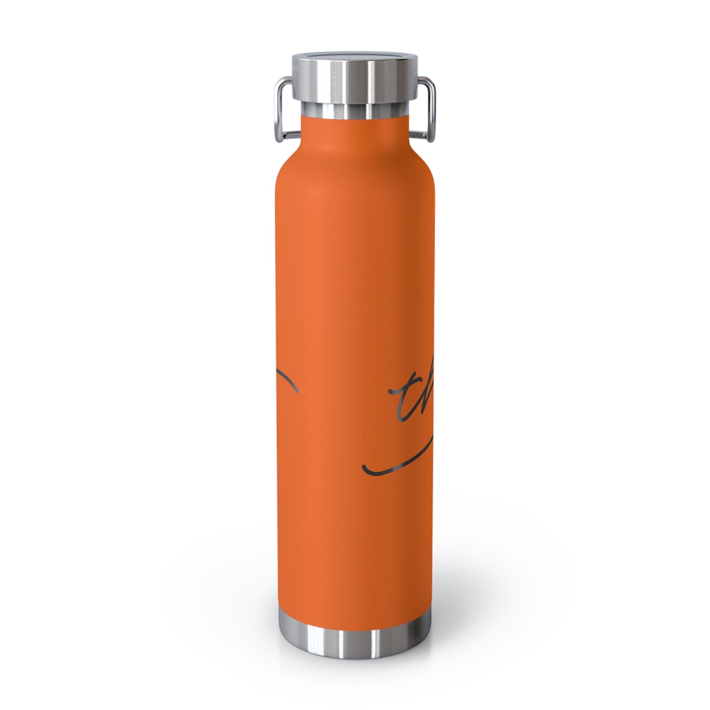 Thank You Copper Insulated Bottle - 22oz Stylish Water Flask