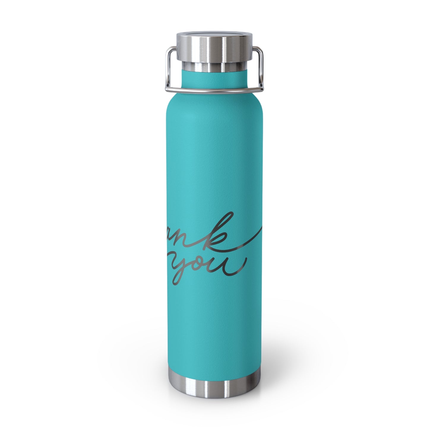 Thank You Copper Insulated Bottle - 22oz Stylish Water Flask