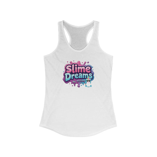Racerback Tank - Cool and Stylish Slime Dreams by Hailey Women's Ideal Shirt