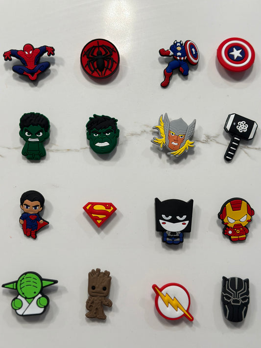 Hero Croc Charms