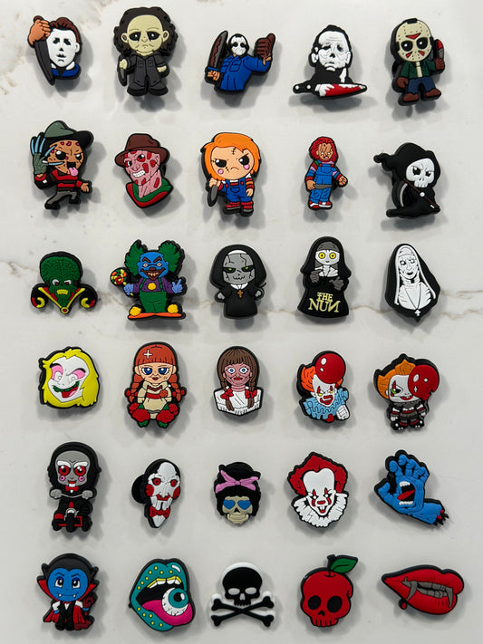 Horror Movie Croc Charms