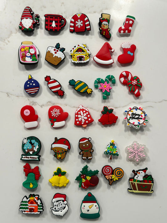 Christmas Croc Charms