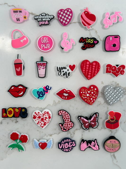 Pink Things Croc Charms