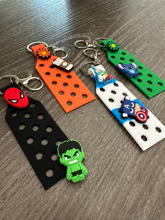 Croc Charm Keychain - Slime Dreams By Hailey