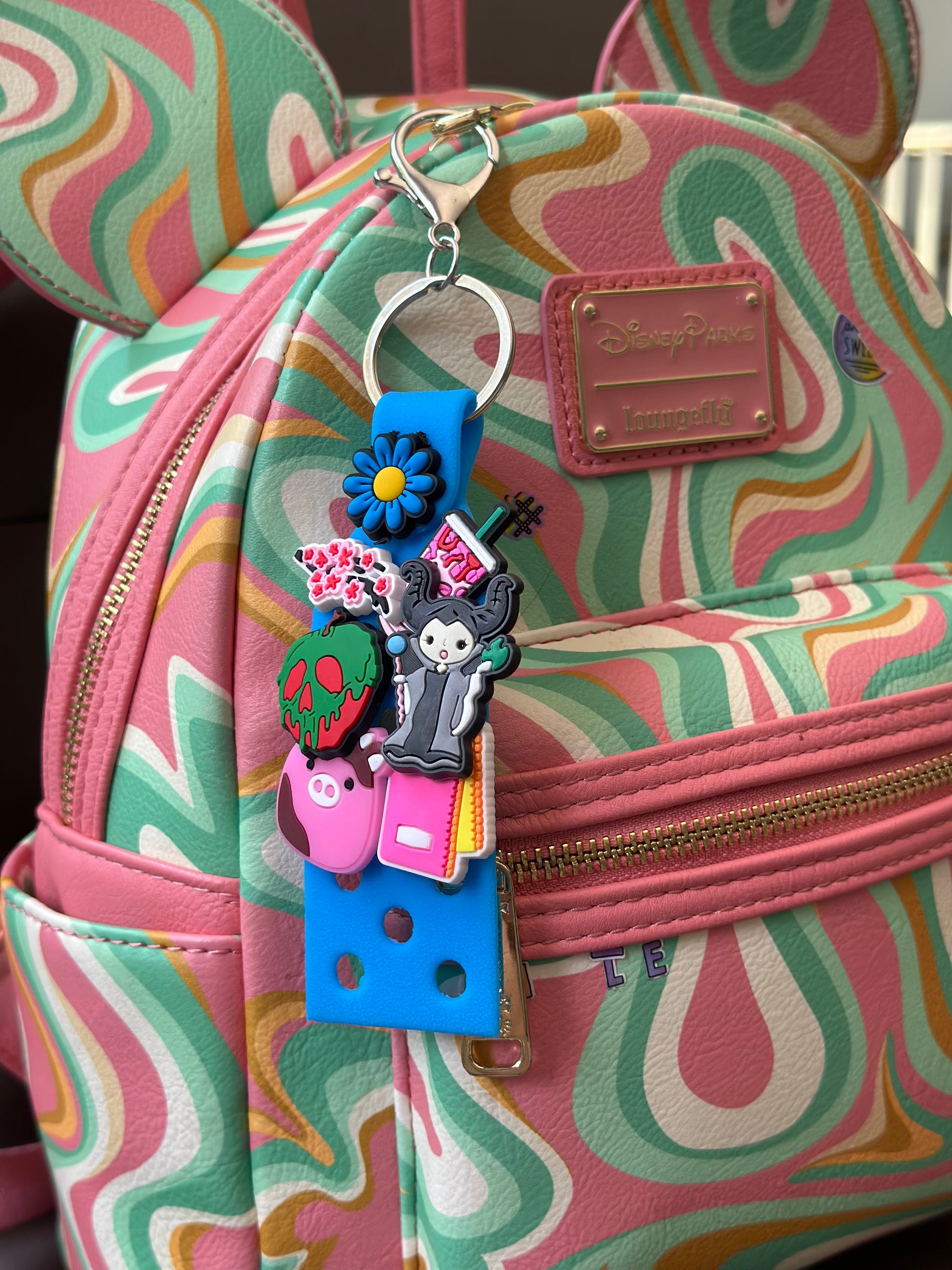 Croc Charm Keychain - Slime Dreams By Hailey