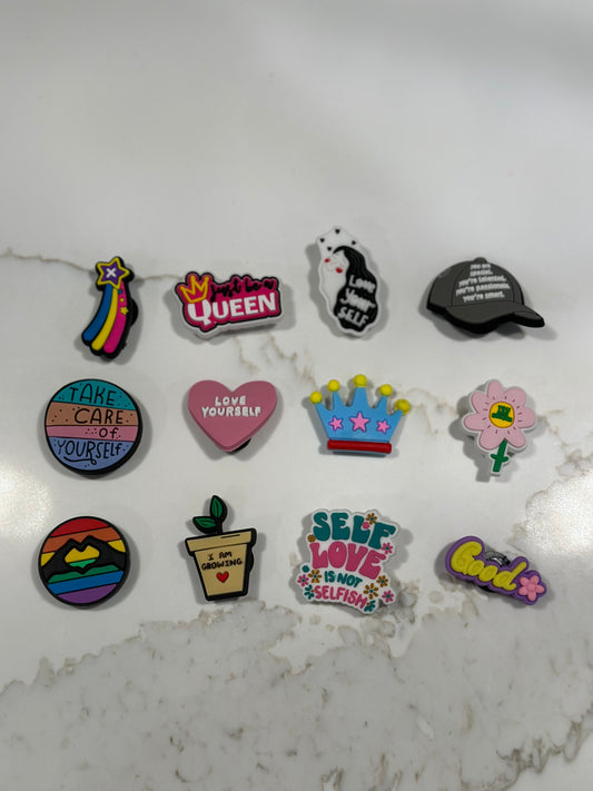 Self Care Love Croc Charms - Slime Dreams By Hailey