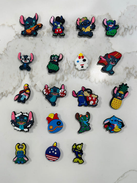 Lilo & Stitch Character Croc Charms