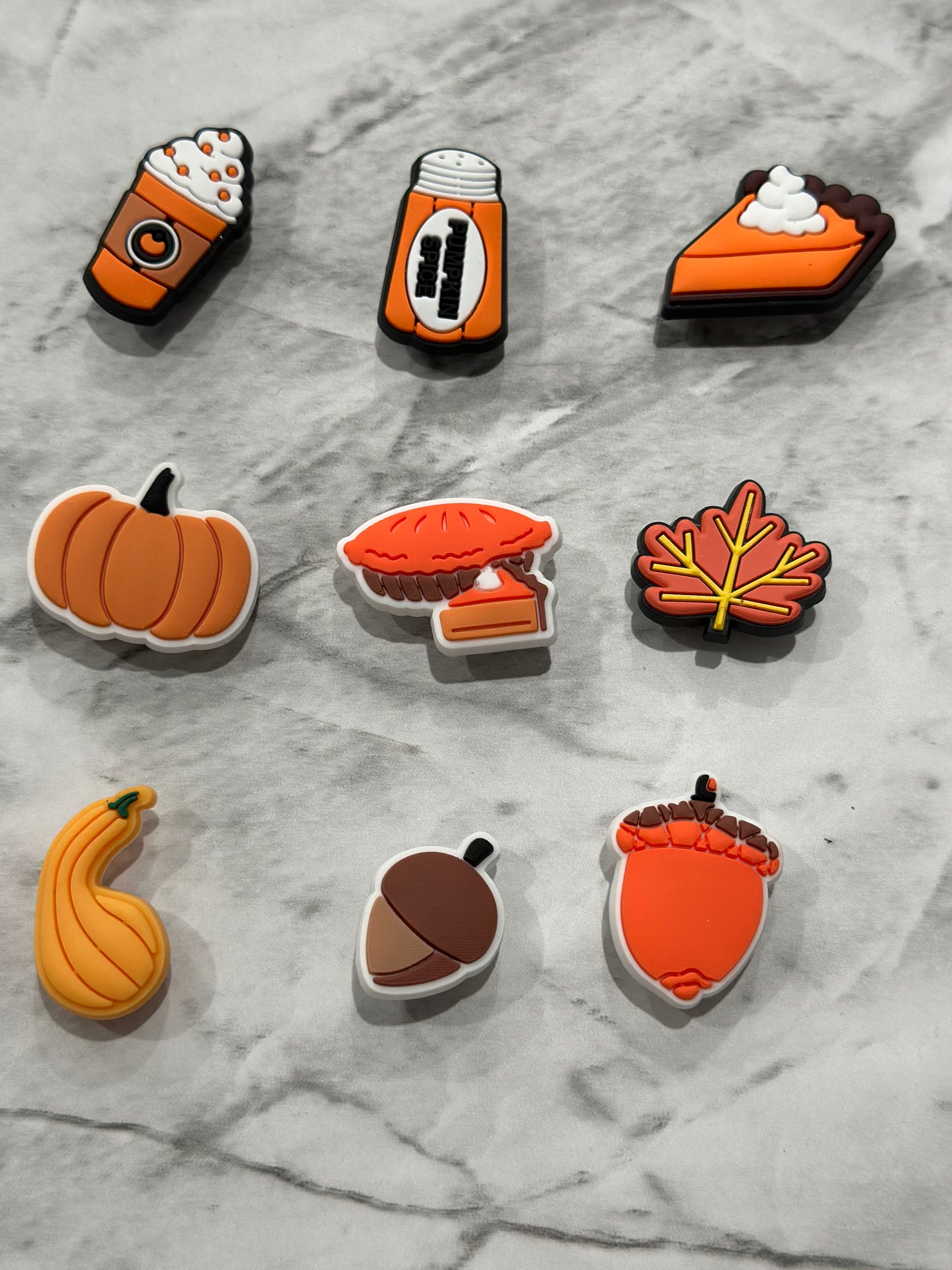 Pumpkin Spice Croc Shoe Charms Limited Editions - Slime Dreams By Hailey
