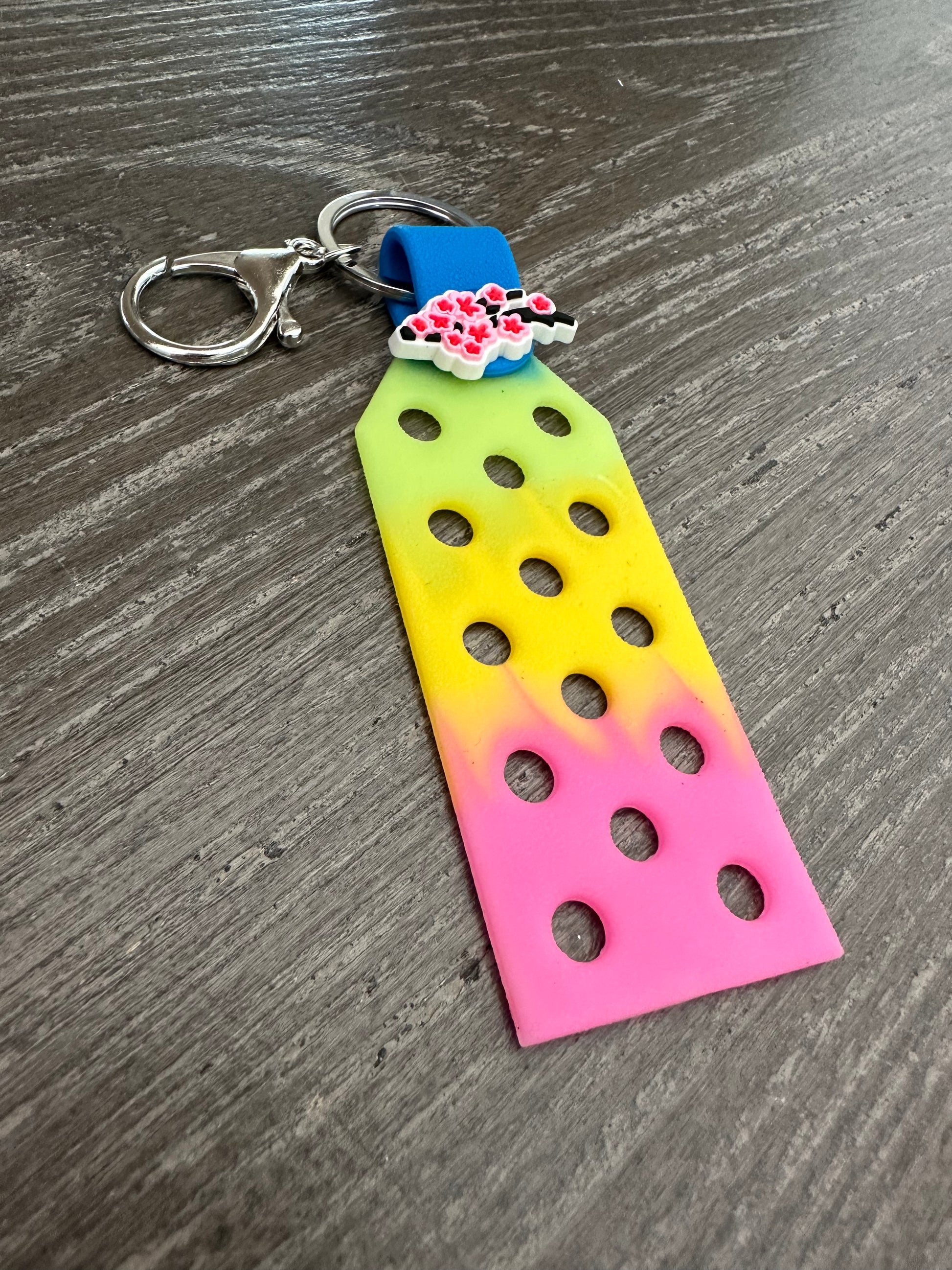 Croc Charm Keychain - Slime Dreams By Hailey
